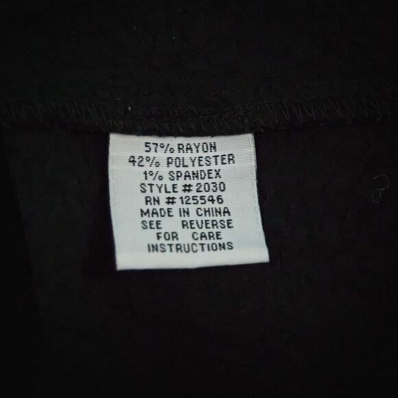 Habitat Size Medium M Black Textured Open Long Sleeve Artsy Lagenlook Jacket - Picture 4 of 6